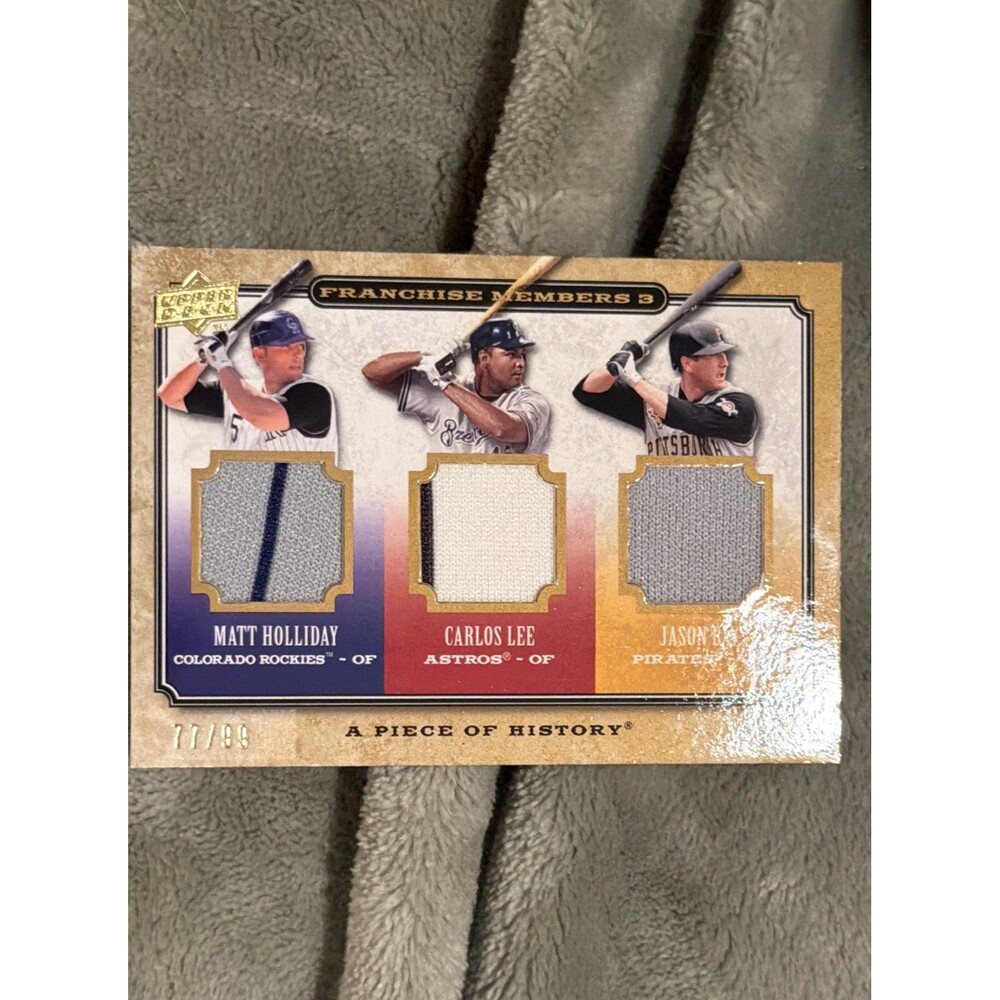 2008 Upper Deck A Piece of History - Franchise Members 3 Matt Holliday,...